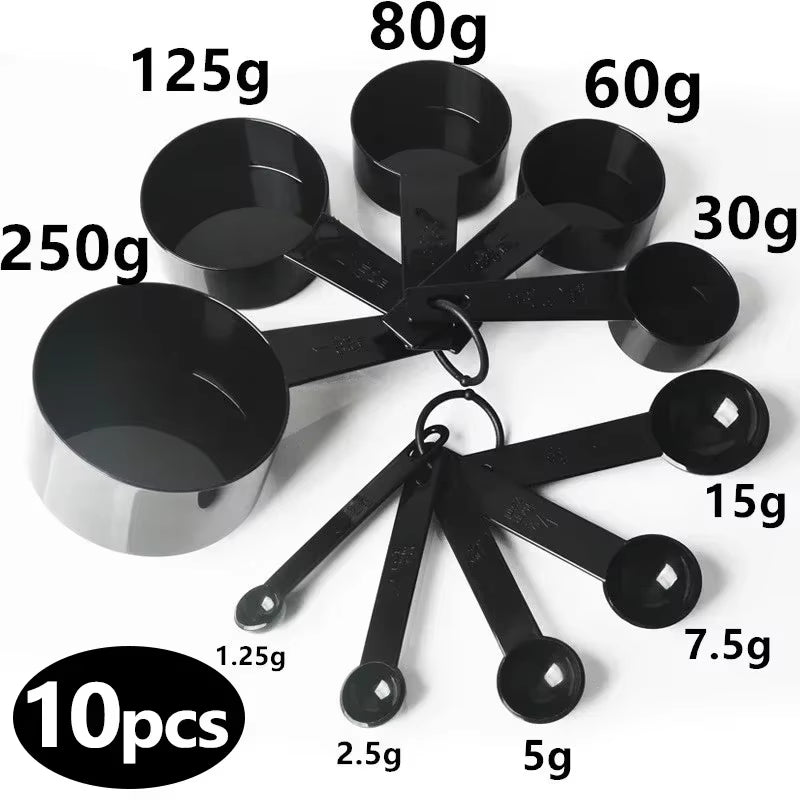 10Pcs/Set Measuring Spoons Cup Home Gadget Multipurpose Cake Flour Food Measuring Spoon Kitchen Cooking Baking Tools Accessories