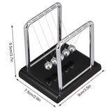 Newton 'S Cradle Pendulum Small Science Physics Gadget Desktop Balance Toy Stress Relief Gifts for Office Home