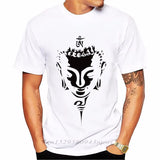 T Shirt Men Summer Short Sleeve Casual Buddha Men Tshirt Comfortable Buddhism Religious Belief T Shirt Homme Tops