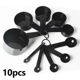10Pcs/Set Measuring Spoons Cup Home Gadget Multipurpose Cake Flour Food Measuring Spoon Kitchen Cooking Baking Tools Accessories