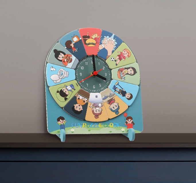 Children Assemble Toy Cartoon Time Cognition