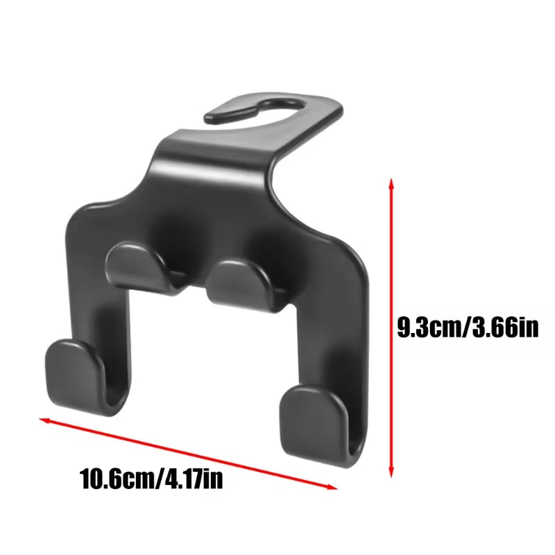 Double Head Phone Hanger 1/2Pcs Multifunctional Car Seat Back Hookheadrest Hanging Bag Storage Hanger Car Interior Accessories
