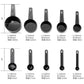 10Pcs/Set Measuring Spoons Cup Home Gadget Multipurpose Cake Flour Food Measuring Spoon Kitchen Cooking Baking Tools Accessories