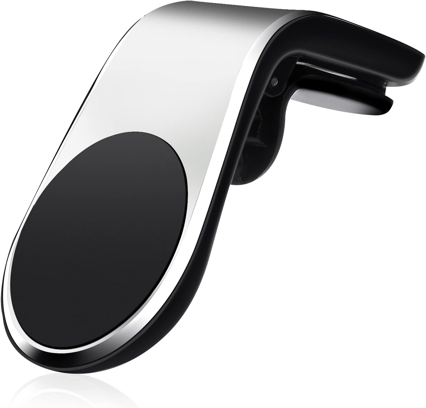 1 Pack Magnetic Phone Car Mount Magnets Hands Free Universal Smart GPS Cell Phone Holder for Iphone Samsung (Silver)