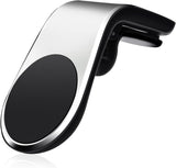 1 Pack Magnetic Phone Car Mount Magnets Hands Free Universal Smart GPS Cell Phone Holder for Iphone Samsung (Silver)