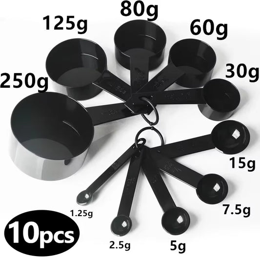 10Pcs/Set Measuring Spoons Cup Home Gadget Multipurpose Cake Flour Food Measuring Spoon Kitchen Cooking Baking Tools Accessories