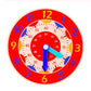 Children Montessori Wooden Clock Toy