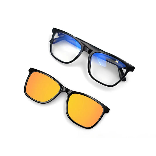 New Smart Glasses Bluetooth Listen to Music Answer the Phone Men and Women Fashion Single Product Color Coating Sunglasses Frame