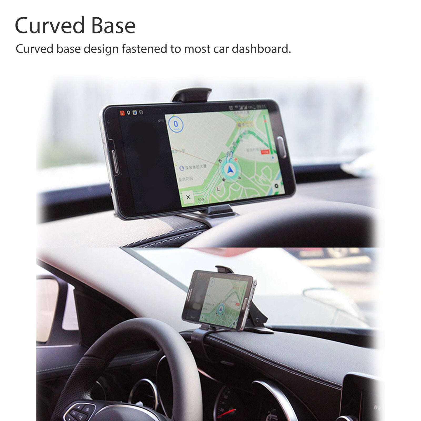 Universal Car Dashboard Mount Holder Stand Clamp Cradle Clip for Cell Phone GPS