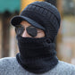 Men's outdoor warm and cold face protection snow cap
