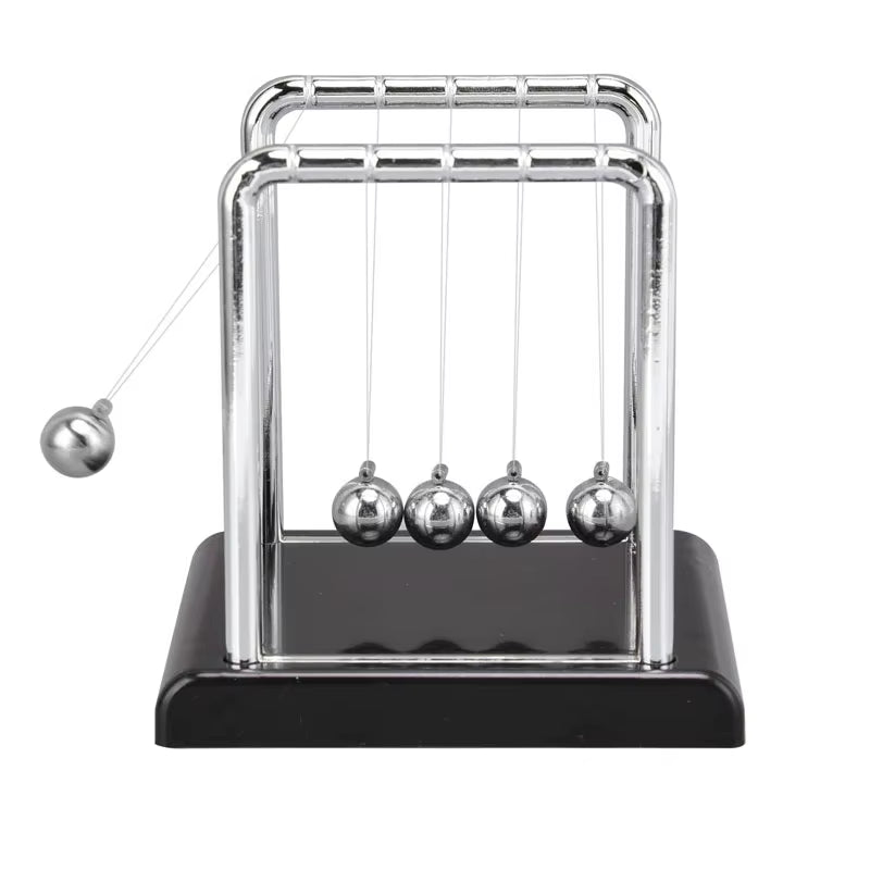 Newton 'S Cradle Pendulum Small Science Physics Gadget Desktop Balance Toy Stress Relief Gifts for Office Home