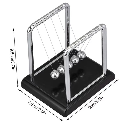 Newton 'S Cradle Pendulum Small Science Physics Gadget Desktop Balance Toy Stress Relief Gifts for Office Home
