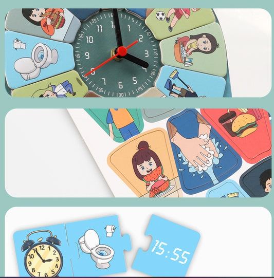 Children Assemble Toy Cartoon Time Cognition