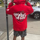 Pocket Drawstring Printed Hoodie Men