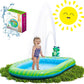 3 in 1 Inflatable Sprinkler Pool for Kids, Baby Pool, Kiddie Pool, Toddlers Wading Swimming Water Outdoor Toys Babies Boys Girls Small (Small and Large Size)