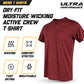 5 Pack Mens Gym Shirts for Men Workout Tshirts Shirts for Men Pack, Men'S Athletic Shirts & Tees, Dri Fit Shirts for Men