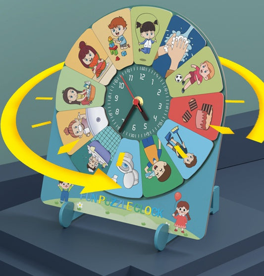Children Assemble Toy Cartoon Time Cognition