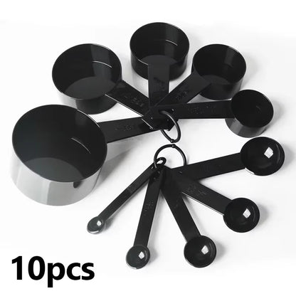 10Pcs/Set Measuring Spoons Cup Home Gadget Multipurpose Cake Flour Food Measuring Spoon Kitchen Cooking Baking Tools Accessories