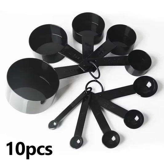 10Pcs/Set Measuring Spoons Cup Home Gadget Multipurpose Cake Flour Food Measuring Spoon Kitchen Cooking Baking Tools Accessories
