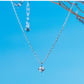 Necklace with Silver Necklace