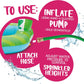 3 in 1 Inflatable Sprinkler Pool for Kids, Baby Pool, Kiddie Pool, Toddlers Wading Swimming Water Outdoor Toys Babies Boys Girls Small (Small and Large Size)