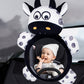 Children Observe Car Rearview Mirror Toy