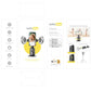 Auto Face Tracking Tripod with 2 Selfie Ring Light, 360° Rotation Face Body