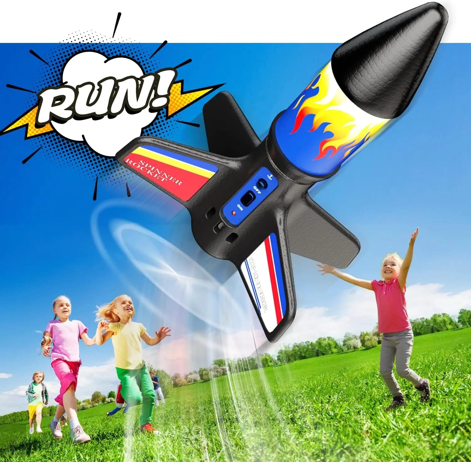 Electric Rocket Launcher Toys New Space Exploration Skyrocket with Parachute Kid Outdoor Toys Children Toys Model Rocket Kit