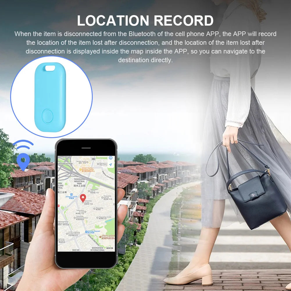 5/10Pcs S6 Ultra Thin Smart GPS Locator APP Bluetooth 5.0 Kid Dog Pets Key Finder Wireless Child Bag Wallet Anti-Lost Alarm Tag