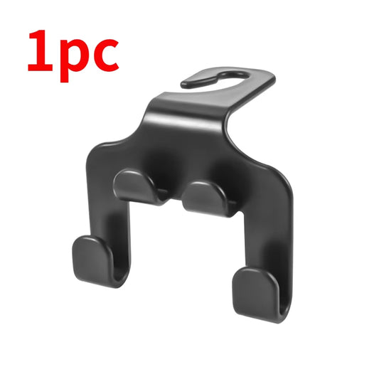 Double Head Phone Hanger 1/2Pcs Multifunctional Car Seat Back Hookheadrest Hanging Bag Storage Hanger Car Interior Accessories
