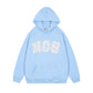 Floral Patch Embroidered Hoodie Men