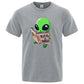 Believe in Yourself Personality Printing Men Tshirt Oversized Cotton T Shirts High Quality Brand Tshirt Street Loose T-Shirt