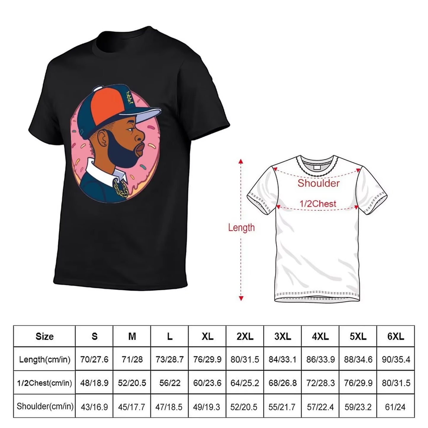 J DILLA Sticker T-Shirt Cute Tops Anime Stuff Oversizeds Men Tshirt