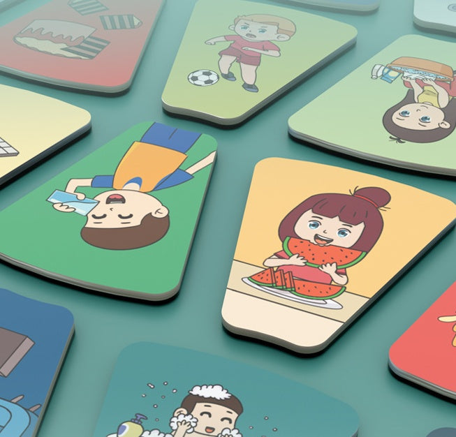 Children Assemble Toy Cartoon Time Cognition