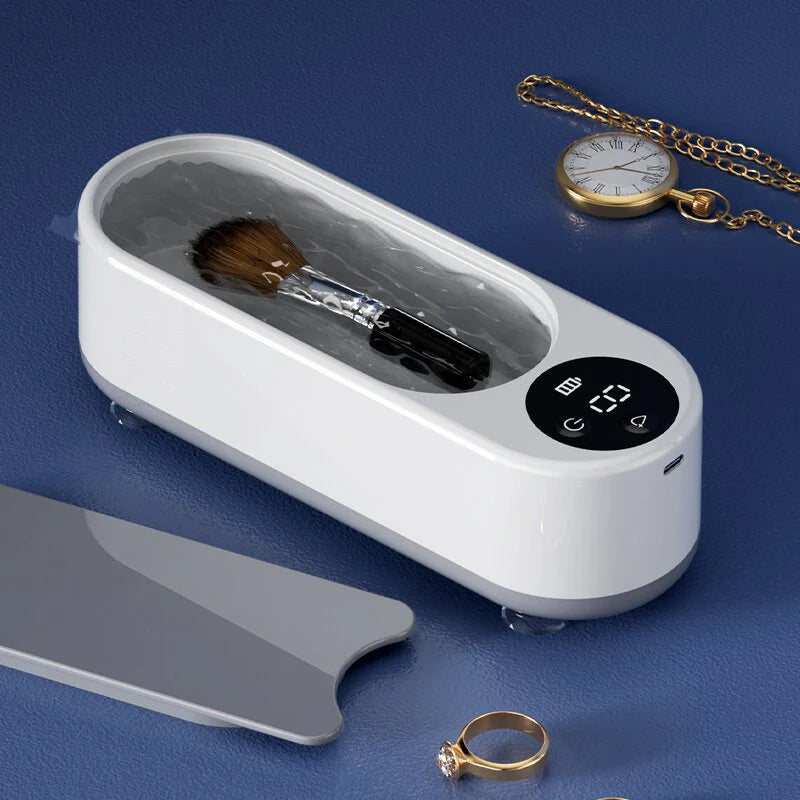 Eyewear Cleaner Sonic Screen Home Mini Compact Auto Wash Gadget