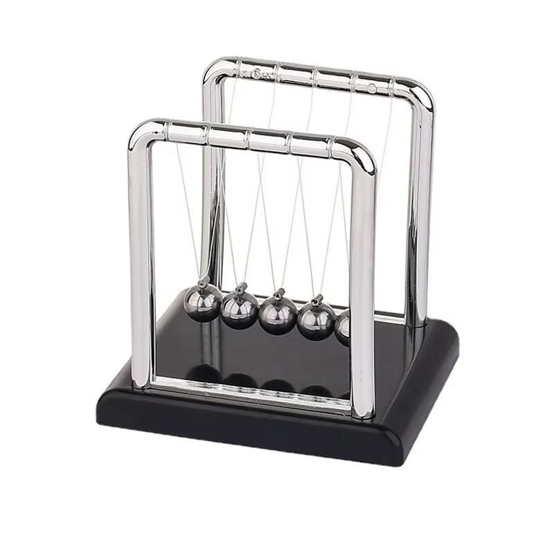 Newton 'S Cradle Pendulum Small Science Physics Gadget Desktop Balance Toy Stress Relief Gifts for Office Home