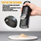 USB Rechargeable Electric Salt and Pepper Grinder with Adjustable Coarseness Refillable Mill Battery Powered Home Kitchen Gadget