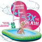 3 in 1 Inflatable Sprinkler Pool for Kids, Baby Pool, Kiddie Pool, Toddlers Wading Swimming Water Outdoor Toys Babies Boys Girls Small (Small and Large Size)