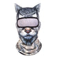 Summer Sun Protection Outdoor Mask 3D Animal Pattern Digital Printing Flower Caps UV Protection Facekini Head Cover