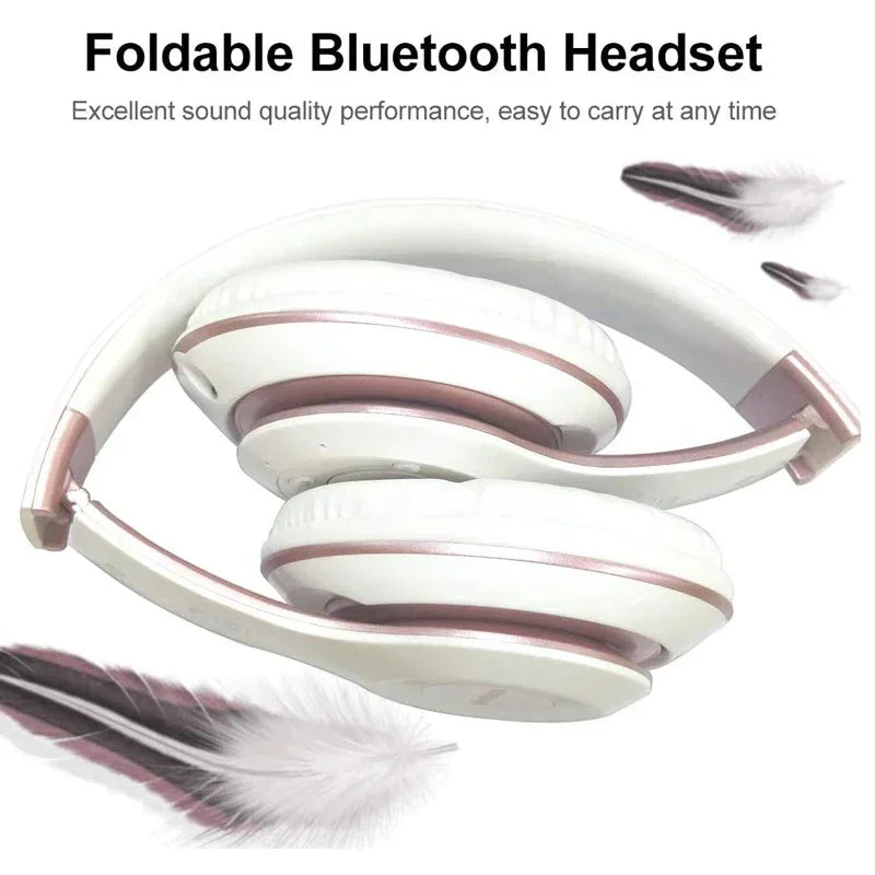 Wireless Headphones Sport Bluetooth 5.0 Earphone Foldable Wirele Handsfree Headset Ear Buds Head Phone Earbuds for Iphone Xiaomi
